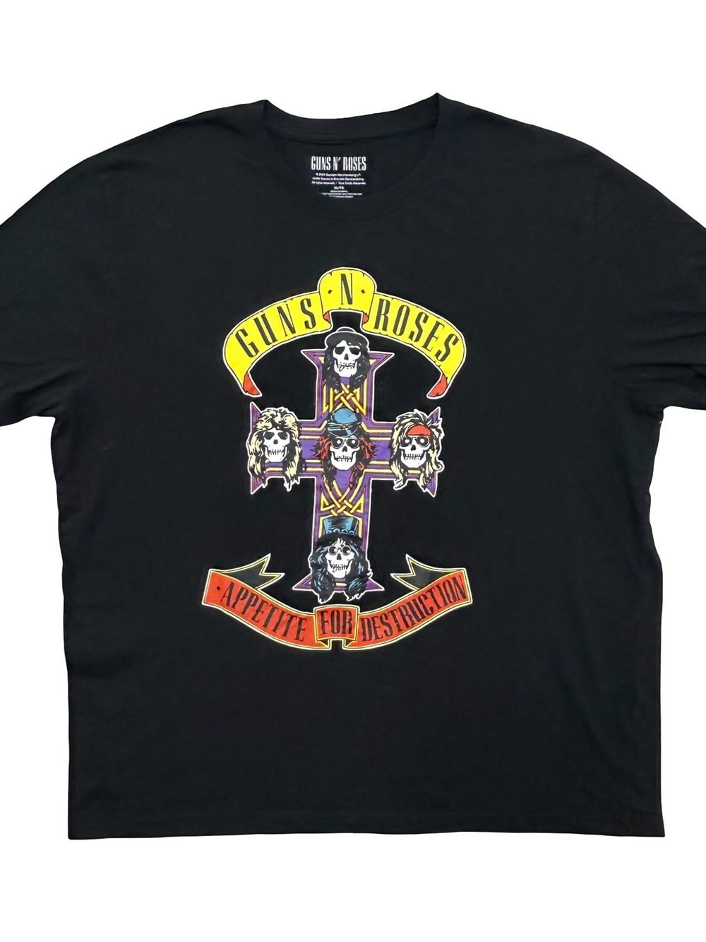 Guns N' Roses Appetite For Destruction Graphic Band Tee XL
